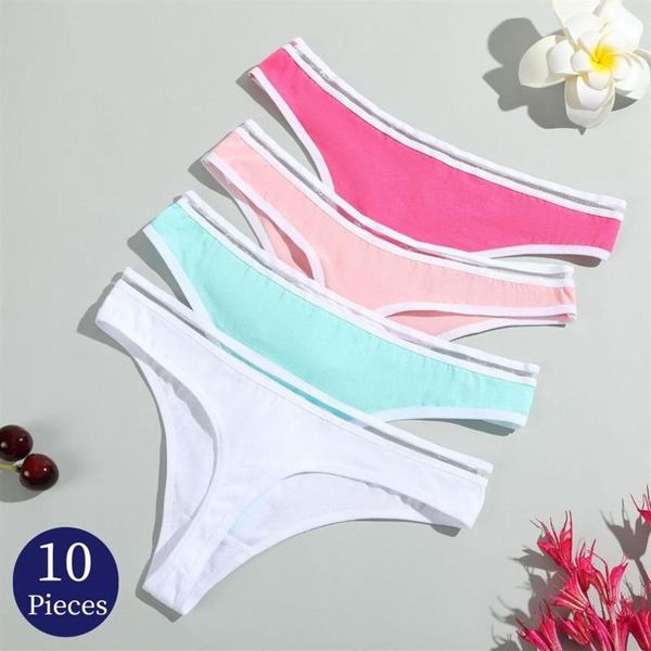women's panties giczi 10pcs set women's cotton underwear female thongs lingerie g-strings sports underpants breathab224c, Black;pink
women's panties giczi 10pcs set women's cotton underwear female thongs lingerie g-strings sports underpants breathab224c, Black;pink