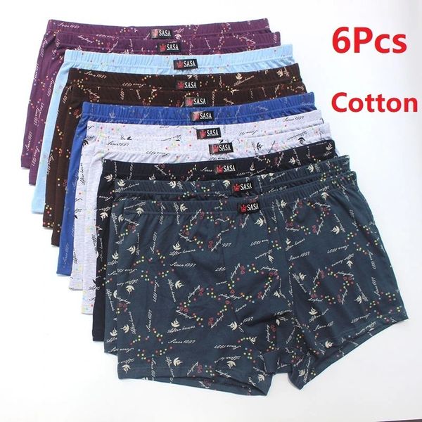 underpants 6pcslot mens underwear boxer shorts cotton plus size loose breathable midwaist print middleaged 230420, Black;white
underpants 6pcslot mens underwear boxer shorts cotton plus size loose breathable midwaist print middleaged 230420, Black;white