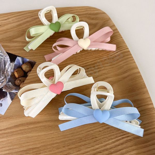 vintage fabric ribbon bow color love heart hair claws for women girls elegant hair clips barrettes fashion hair accessories, Slivery;white
vintage fabric ribbon bow color love heart hair claws for women girls elegant hair clips barrettes fashion hair accessories, Slivery;white