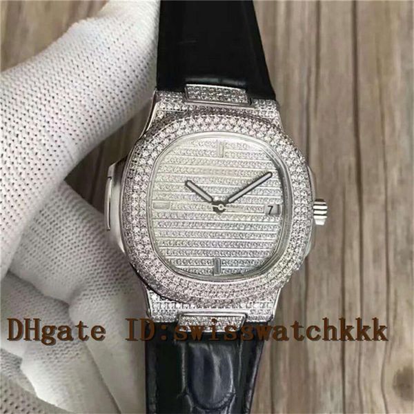 new 5719 designer diamond watch cal 324sc automatic 28800vph 18k platium case sapphire crystal leather strap power reserve water 212g, Slivery;brown
new 5719 designer diamond watch cal 324sc automatic 28800vph 18k platium case sapphire crystal leather strap power reserve water 212g, Slivery;brown