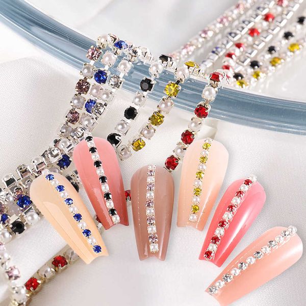nail art decorations colorful pearl claw nails rhinestones chain 3d shiny diamond charms decoration silver base kawaii metal parts accessori, Silver;gold
nail art decorations colorful pearl claw nails rhinestones chain 3d shiny diamond charms decoration silver base kawaii metal parts accessori, Silver;gold