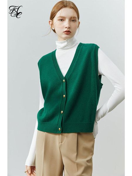 vests fsle 100% wool green white khaki women vest 2022 winter solid casual vneck women jacket office lady vest for women, Black;white
vests fsle 100% wool green white khaki women vest 2022 winter solid casual vneck women jacket office lady vest for women, Black;white