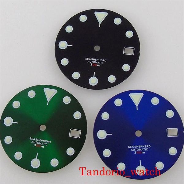 repair tools & kits 29mm black green blue sterile sunburst watch dial green luminous fit crown at 3 4 0'clock parts for nh35a271v
repair tools & kits 29mm black green blue sterile sunburst watch dial green luminous fit crown at 3 4 0'clock parts for nh35a271v