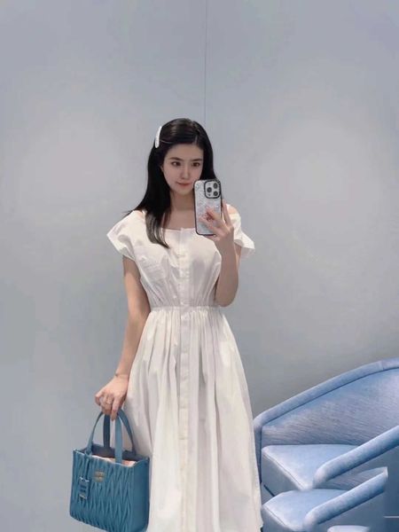 23ss womens designer clothing summer suspender off-shoulder white elastic waistline large a hemline skirt womens clothing, Black;gray
23ss womens designer clothing summer suspender off-shoulder white elastic waistline large a hemline skirt womens clothing, Black;gray