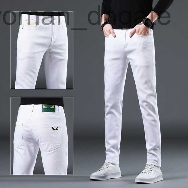 men's jeans designer spring fashion brand jeans men's slim fit small feet korean version fashion embroidery casual white long pant, Blue
men's jeans designer spring fashion brand jeans men's slim fit small feet korean version fashion embroidery casual white long pant, Blue