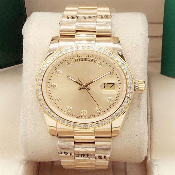 36 mm stainless steel diamond ring automatic mechanical watch and waterproof watch with date function can be equipped with sapphir299b, Slivery;brown
36 mm stainless steel diamond ring automatic mechanical watch and waterproof watch with date function can be equipped with sapphir299b, Slivery;brown