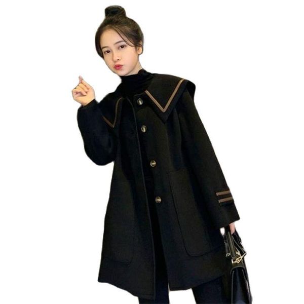 fur vintage female clothing 2021 autumn winter new western style coat women highend loose and slimming counter woolen coat women, Black
fur vintage female clothing 2021 autumn winter new western style coat women highend loose and slimming counter woolen coat women, Black