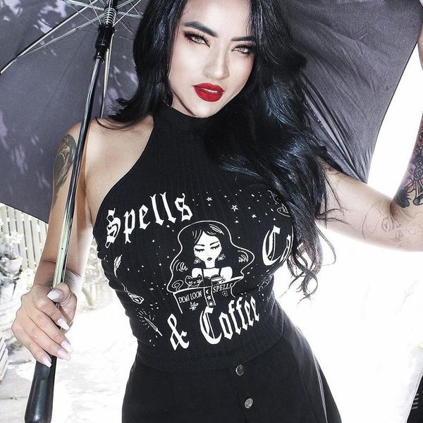 tanks black and white contrast cartoon girl print round neck halter women corset women summer summer clothes for women, Black;white
tanks black and white contrast cartoon girl print round neck halter women corset women summer summer clothes for women, Black;white