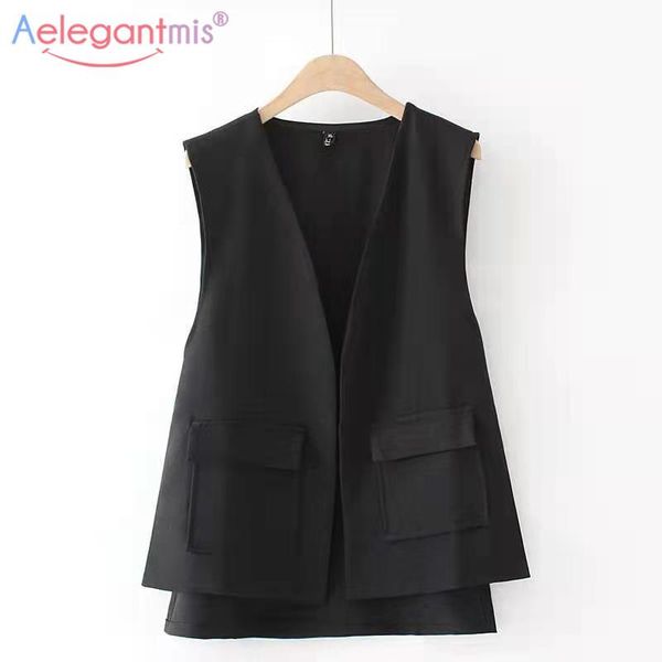 vests aelegantmis 2022 new v neck vest women fashion office lady waistcoat split irregular black white loose sleeveless jacket female
vests aelegantmis 2022 new v neck vest women fashion office lady waistcoat split irregular black white loose sleeveless jacket female