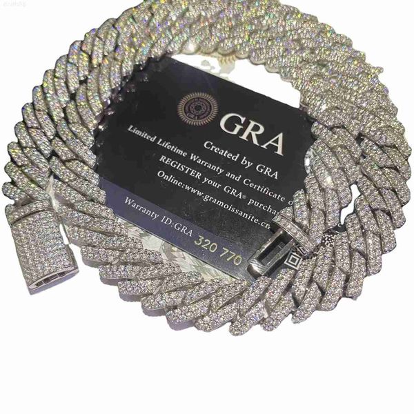 european luxury punk 925 silver jewelry men hip hop mai ah mi cuban chain 12mm 14mm 15mm mosan stone necklace
european luxury punk 925 silver jewelry men hip hop mai ah mi cuban chain 12mm 14mm 15mm mosan stone necklace