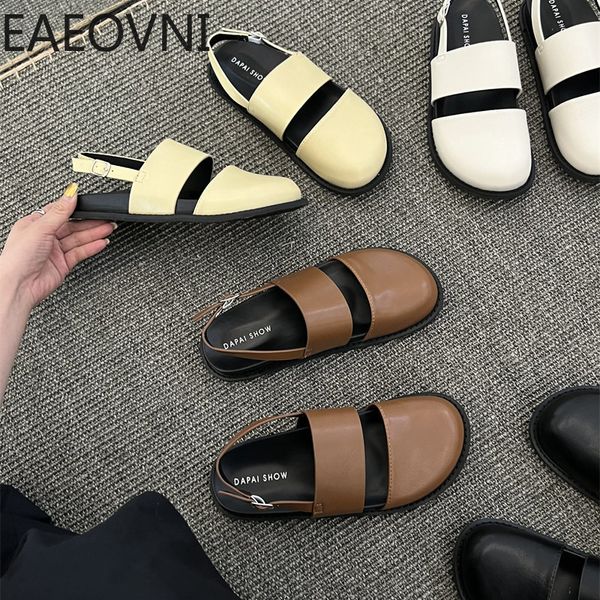 sandals summer brand women sandal fashion hollow out slip on thick sole flats shoes ladies elegant dress slingback sandalias 230421, Black
sandals summer brand women sandal fashion hollow out slip on thick sole flats shoes ladies elegant dress slingback sandalias 230421, Black