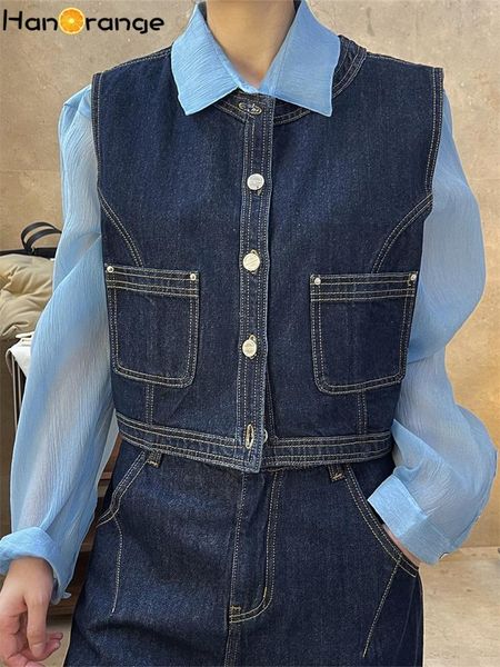 vests hanorange 2022 spring fashion woman denim vest cowgirl collarless cropped jacket sleeveless female vintage women's clothes, Black;white
vests hanorange 2022 spring fashion woman denim vest cowgirl collarless cropped jacket sleeveless female vintage women's clothes, Black;white