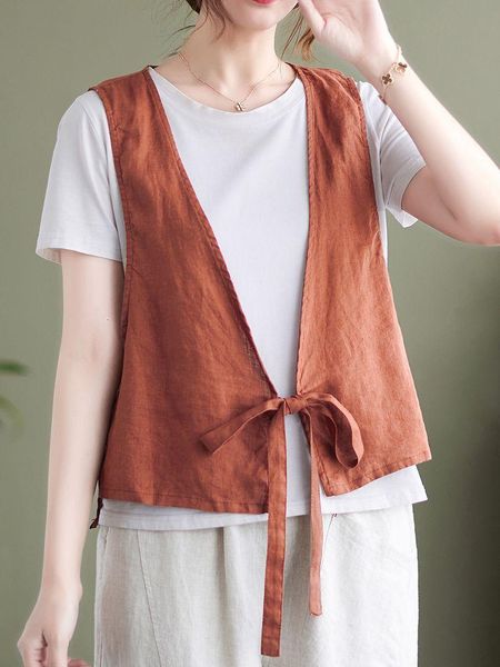 vests fashion elegant vests for women female linen summer thin loose vest 2022 cardigan sleeveless jacket waistcoat vest women, Black;white
vests fashion elegant vests for women female linen summer thin loose vest 2022 cardigan sleeveless jacket waistcoat vest women, Black;white