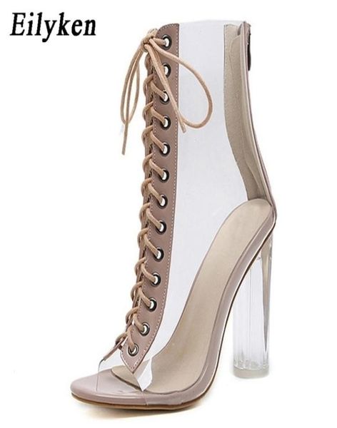 eilyken new pvc transparent gladiator sandals peep toe shoes clear chunky heels sandals women boots sandals 2103249855454, Black
eilyken new pvc transparent gladiator sandals peep toe shoes clear chunky heels sandals women boots sandals 2103249855454, Black