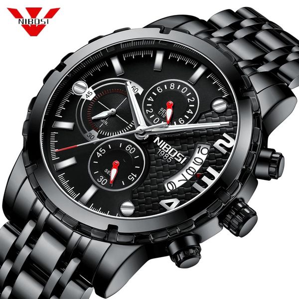nibosi 2019 quartz watch men waterproof stainless steel timing luminous calendar mens watches brand luxury relogio masculino238d, Slivery;brown
nibosi 2019 quartz watch men waterproof stainless steel timing luminous calendar mens watches brand luxury relogio masculino238d, Slivery;brown