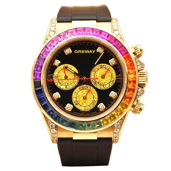 wristwatch designer automatic mechanical watches 18k gold diamond rainbow ring mens womens wristwatches come with box183n, Slivery;brown
wristwatch designer automatic mechanical watches 18k gold diamond rainbow ring mens womens wristwatches come with box183n, Slivery;brown