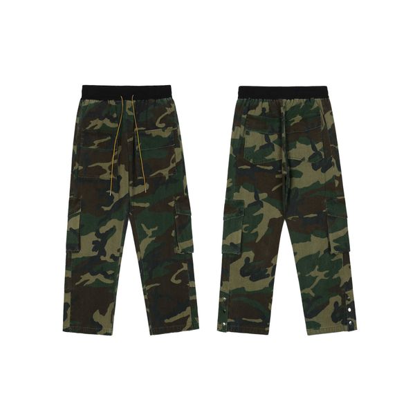 designer clothing pant rhude pocket camouflage overalls drawstring button pants bibber personalized fashion streetwear jogger trousers rock, Black
designer clothing pant rhude pocket camouflage overalls drawstring button pants bibber personalized fashion streetwear jogger trousers rock, Black