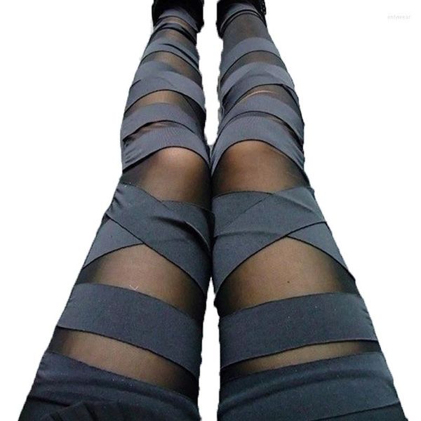Women's Leggings Bandage Womens Elastic Mesh Ankle Length Pants Summer Breathable Woman Bottom Crossing Stockings, Blue
Women's Leggings Bandage Womens Elastic Mesh Ankle Length Pants Summer Breathable Woman Bottom Crossing Stockings, Blue