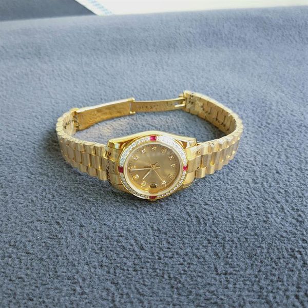 women's watches sapphire crystal automatic mechanical 69178 red gold diamond bezel girl watch gift 26mm271t, Slivery;golden
women's watches sapphire crystal automatic mechanical 69178 red gold diamond bezel girl watch gift 26mm271t, Slivery;golden