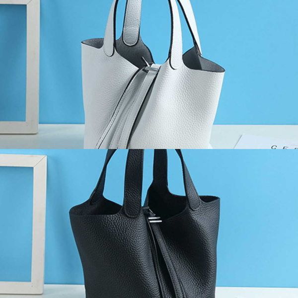 designer luxury bag h first layer lychee grain cow leather bucket silver buckle fashion portable vegetable basket women's baghyzkze71 p
designer luxury bag h first layer lychee grain cow leather bucket silver buckle fashion portable vegetable basket women's baghyzkze71 p