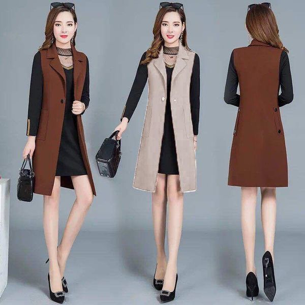 vests women's spring and autumn sleeveless vest cardigan coat women's clothing, Black;white
vests women's spring and autumn sleeveless vest cardigan coat women's clothing, Black;white