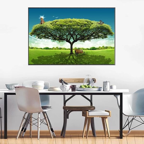 green tree with seatcanvas painting poster print wall art picture for living room home decor wall decoration frameless
green tree with seatcanvas painting poster print wall art picture for living room home decor wall decoration frameless