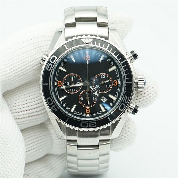 bezel planet meter black dial number watch 44mm quartz chronograph diver 600m stainless steel sports sea mens watches rotate bezel183j, Slivery;brown
bezel planet meter black dial number watch 44mm quartz chronograph diver 600m stainless steel sports sea mens watches rotate bezel183j, Slivery;brown