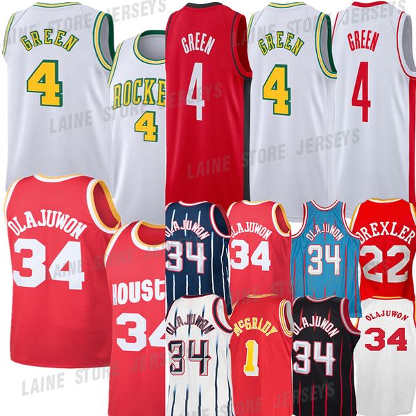#4 jalen green basketball jersey #3 kevin porter jr. hakeem olajuwon clyde drexler 1 tracy mcgrady jerseys, Black;red
#4 jalen green basketball jersey #3 kevin porter jr. hakeem olajuwon clyde drexler 1 tracy mcgrady jerseys, Black;red