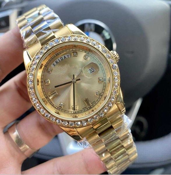 men watch 41mm automatic quartz mens watches bezel stainless steel women diamond 31mm 28mm lady watch waterproof luminous wristwatches, Slivery;golden
men watch 41mm automatic quartz mens watches bezel stainless steel women diamond 31mm 28mm lady watch waterproof luminous wristwatches, Slivery;golden