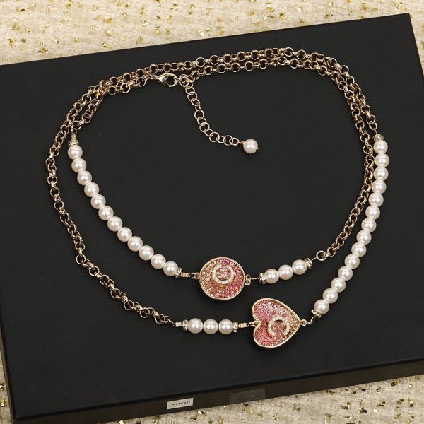 2023 luxury quality charm long chain pendant sweater necklace with round and heart shape diamond nature shell beads ps7883a, Golden
2023 luxury quality charm long chain pendant sweater necklace with round and heart shape diamond nature shell beads ps7883a, Golden