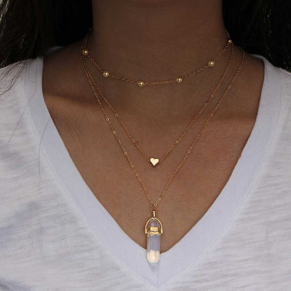 pendant necklaces new vintage opal stone chokers necklaces fashion multi layer crystal heart pendant necklace statement bohemian jewelry for, Silver
pendant necklaces new vintage opal stone chokers necklaces fashion multi layer crystal heart pendant necklace statement bohemian jewelry for, Silver
