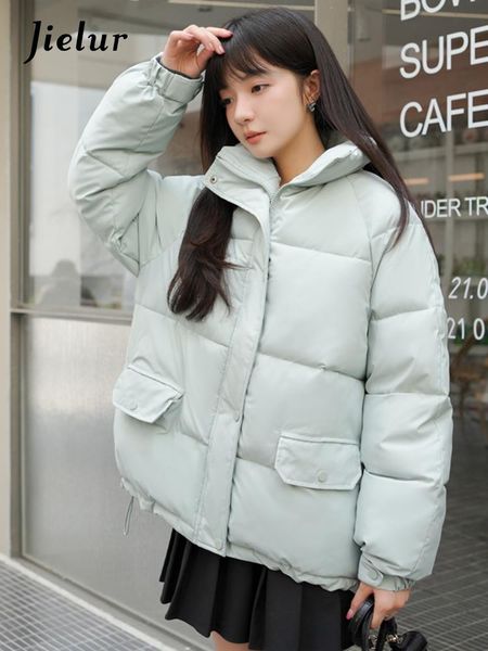 leather jielur korean style winter jacket women new loose short pink black parkas female harajuku bread jacket cotton padded coat woman
leather jielur korean style winter jacket women new loose short pink black parkas female harajuku bread jacket cotton padded coat woman