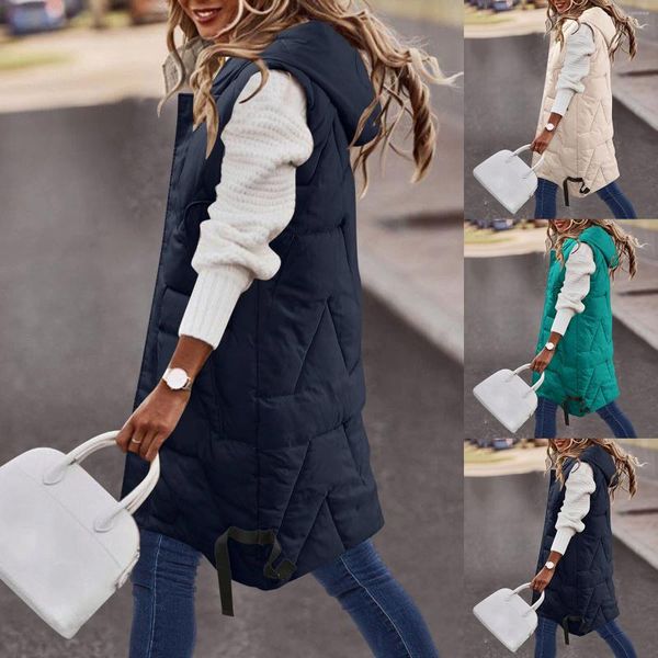 Women's Vests 2023 Long Winter Coat Vest With Hood Sleeveless Warm Down Pockets Quilted Jacket Outdoor L5, Bg
Women's Vests 2023 Long Winter Coat Vest With Hood Sleeveless Warm Down Pockets Quilted Jacket Outdoor L5, Bg