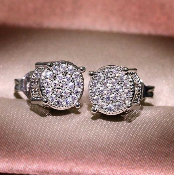 stud choucong hip hop earring vintage jewelry 925 sterling silver yellow gold fill pave white sapphire cz diamond sparkling women men earrin, Golden;silver
stud choucong hip hop earring vintage jewelry 925 sterling silver yellow gold fill pave white sapphire cz diamond sparkling women men earrin, Golden;silver