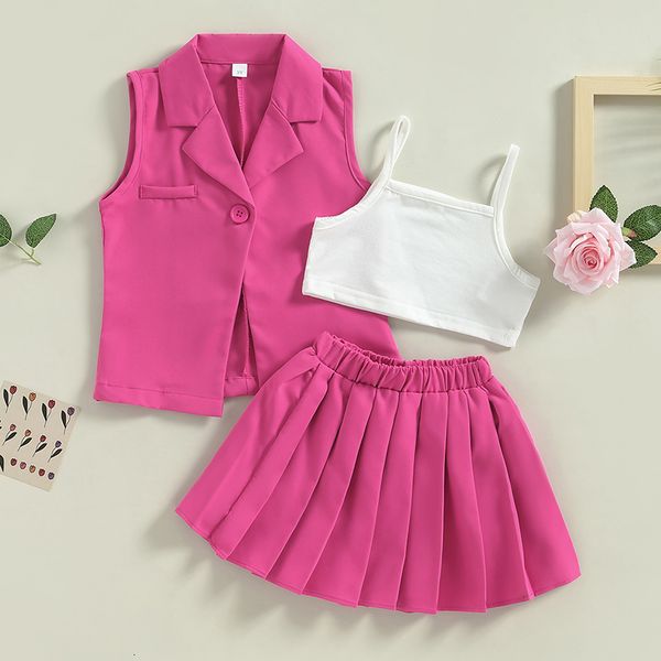 clothing sets 3 7y kids girls skirt suits children sleeveless lapel blazer waistcoat vest pleated a line skirts baby summer clothes 230420, White
clothing sets 3 7y kids girls skirt suits children sleeveless lapel blazer waistcoat vest pleated a line skirts baby summer clothes 230420, White