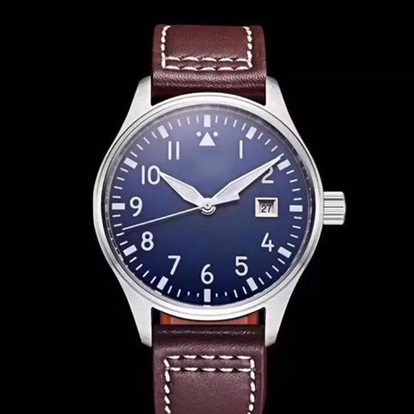 automatic mechanical men's watch pilot mark xviii iw327004 40mm blue dial brown leather strap mens watches241k, Slivery;brown
automatic mechanical men's watch pilot mark xviii iw327004 40mm blue dial brown leather strap mens watches241k, Slivery;brown