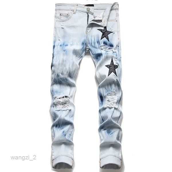 miri men's jeans varsity european jean star embroidery patchwork ripped trend brand motorcycle z0wm, Blue
miri men's jeans varsity european jean star embroidery patchwork ripped trend brand motorcycle z0wm, Blue