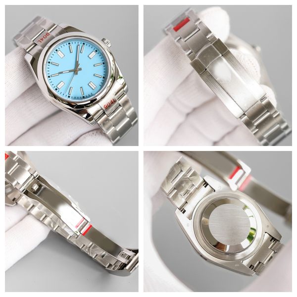 Luxury men's watch 41mm/36mm women's 904L stainless steel strap light blue dial watch luminous sapphire waterproof watch Montreux Luxury Jason 007
Luxury men's watch 41mm/36mm women's 904L stainless steel strap light blue dial watch luminous sapphire waterproof watch Montreux Luxury Jason 007