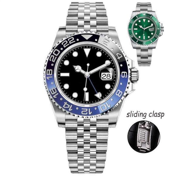 2023 lmjli-mens watches 40mm automatic mechanical watch full stainless steel sliding clasp blue black ceramic sapphire wristwatches super lu, Slivery;golden
2023 lmjli-mens watches 40mm automatic mechanical watch full stainless steel sliding clasp blue black ceramic sapphire wristwatches super lu, Slivery;golden