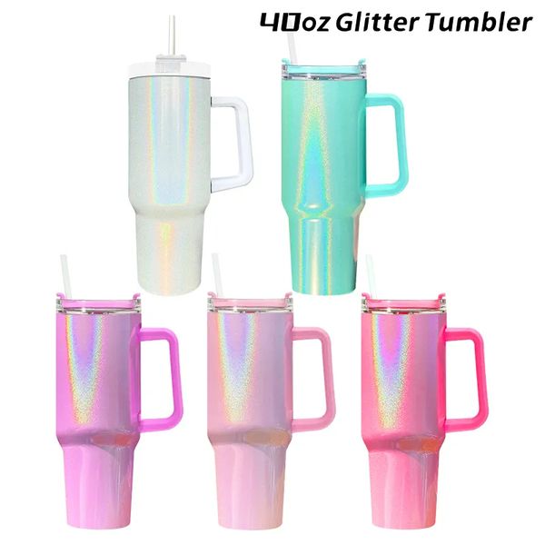 40oz sublimation glitter stainless steel tumblers with handle water bottle portable outdoor sports cup insulation travel vacuum flask bottle
40oz sublimation glitter stainless steel tumblers with handle water bottle portable outdoor sports cup insulation travel vacuum flask bottle