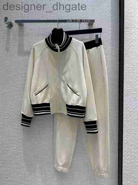 women's two piece pants designerwomen's two piece sets 2023 spring autumn stand collar long sleeve coat and pants brand same style, White
women's two piece pants designerwomen's two piece sets 2023 spring autumn stand collar long sleeve coat and pants brand same style, White