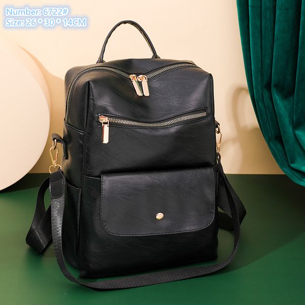 factory wholesale ladies shoulder bag 4 colors simple joker solid color leather backpack lightweight wear-resistant large capacity fashion t
factory wholesale ladies shoulder bag 4 colors simple joker solid color leather backpack lightweight wear-resistant large capacity fashion t