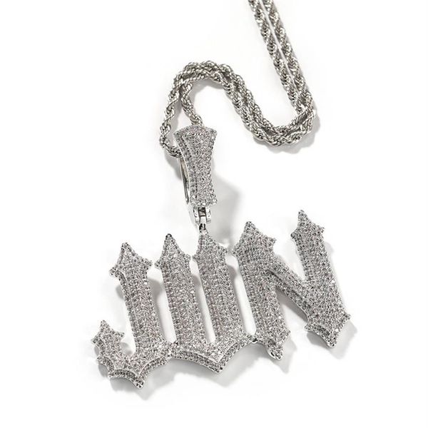 hip hop diamond letter pendant necklace custom name pendants gold silver plated mens bling jewelry gift260h
hip hop diamond letter pendant necklace custom name pendants gold silver plated mens bling jewelry gift260h