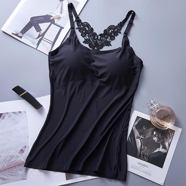 t-shirt women 2021 new spring summer camis with built in shelf bra adjustable strap female tanks solid chest pad camis tshirt y682, White
t-shirt women 2021 new spring summer camis with built in shelf bra adjustable strap female tanks solid chest pad camis tshirt y682, White