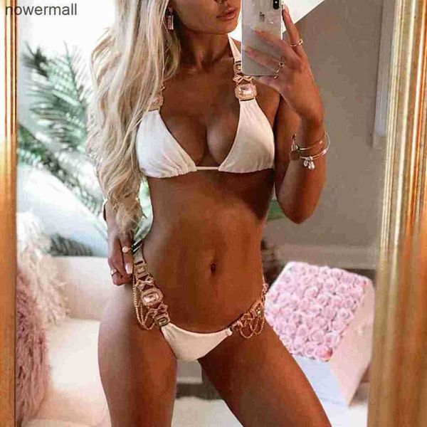 rhinestone swimsuit women bikinis crystal diamond bikini set metal chain swimwear female luxury aristocratic swimming suit, White;black
rhinestone swimsuit women bikinis crystal diamond bikini set metal chain swimwear female luxury aristocratic swimming suit, White;black