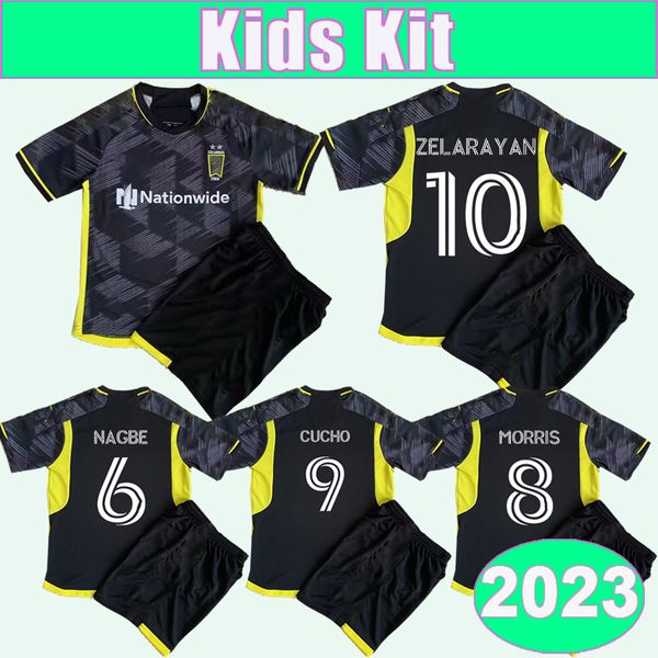 2023 columbus morris kids kit soccer jerseys zelarayan nagbe cucho away child suit football shirt short sleeve uniforms, Black
2023 columbus morris kids kit soccer jerseys zelarayan nagbe cucho away child suit football shirt short sleeve uniforms, Black