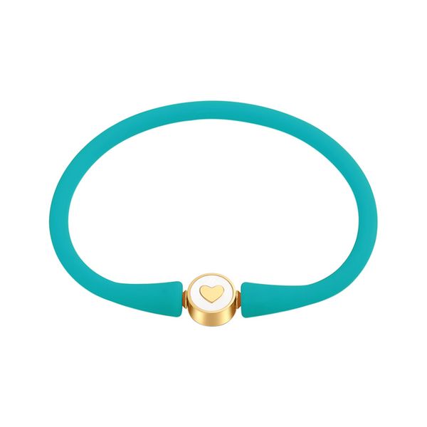 elegant colorful silicone chain heart charm bracelet ins style jewelry for lovers gift wholesale, Golden;silver
elegant colorful silicone chain heart charm bracelet ins style jewelry for lovers gift wholesale, Golden;silver