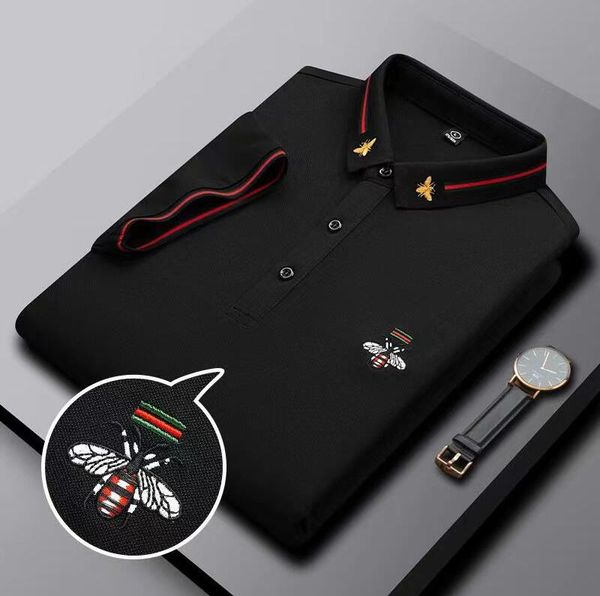 luxury brand mens designer polo t shirt summer fashion breathable short-sleeved lapel casual m-3xl, White;black
luxury brand mens designer polo t shirt summer fashion breathable short-sleeved lapel casual m-3xl, White;black