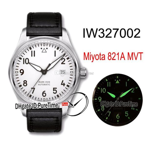 new mark xviii petit prince miyota 821a automatic mens watch iw327002 steel white dial black number markers black leathe puretime 277r, Slivery;brown
new mark xviii petit prince miyota 821a automatic mens watch iw327002 steel white dial black number markers black leathe puretime 277r, Slivery;brown