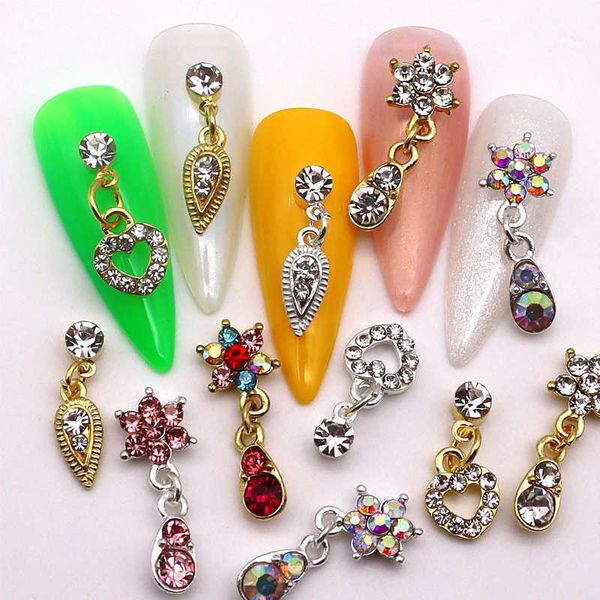 nail art decorations 10pcs metal glitter 3d nail art plum blossom droplets tie dangle chain heart fix nail charms decoration accessories sup, Silver;gold
nail art decorations 10pcs metal glitter 3d nail art plum blossom droplets tie dangle chain heart fix nail charms decoration accessories sup, Silver;gold